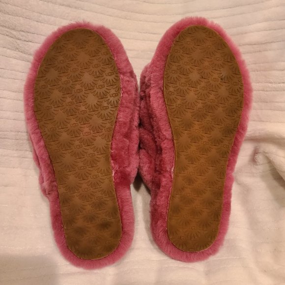 Ugg Pink Fluff Yeah Slippers - Picture 3 of 8